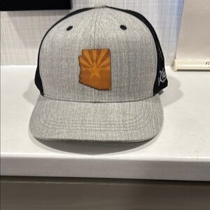 Gray and Black Trucker Hat with Arizona Patch NWOT